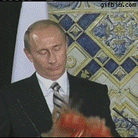 Russian Prime Minister Vladimir Putin Making Balloon Animals for Legislative Leaders