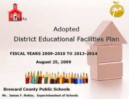 Click to District Educational Facilities Plan web site