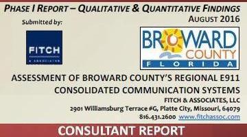 Click to Fitch & Associates E911 Report - Phase I
