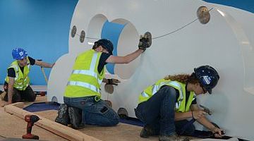 Cloud-inspired public art project in FLL Terminal 4