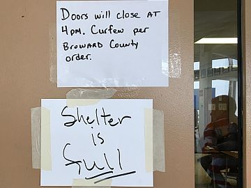 Broward hurricane shelter