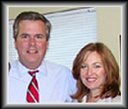 Kristin Jacobs With Governor Jeb Bush