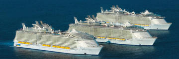 Harmony, Allure and Oasis of the Seas