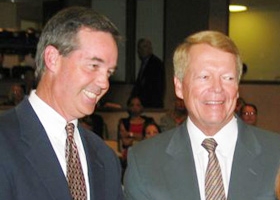 Broward Commissioner Jim Scott and Florida Senator Jeffrey Atwater