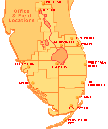 South Florida Water Management District (SFWMD) Map