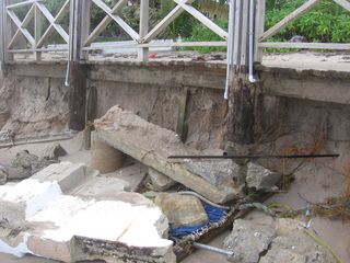 Seawall Deck Becomes Structurally Unsound