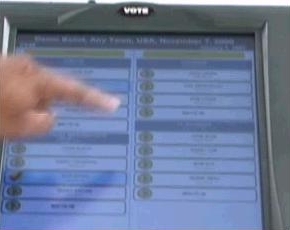 ES&S iVotronic Touch Screen