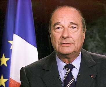 Former French President Jacques Chirac