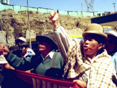Water Riots in La Paz
