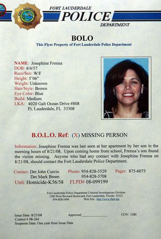 Fort Lauderdale Police BOLO Flier