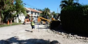 New Lake Estates Water Main along NE 60th Street