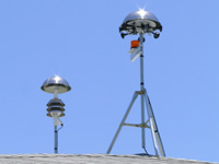 Roof Mounted Lightning Detection Equipment