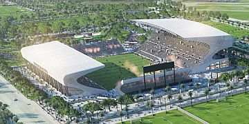 Rendering of Lockhart Stadium Plan