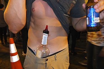 Sneaking a Bottle of Tequila