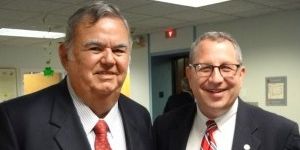 Former City Attorney Harry Stewart and City Manager Lee Feldman