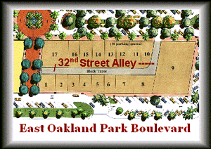 32nd Street Alley on Master Plan