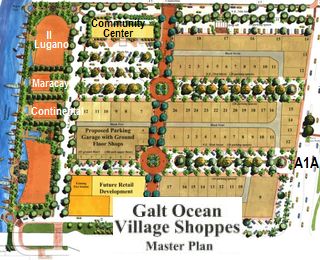 Click for Larger Galt Ocean Village Shoppes Master Plan