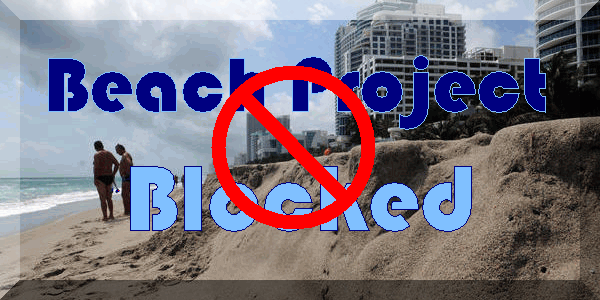 Feds Block Beach Project