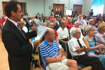 Galt Mile President Pio Ieraci Addresses Association Officials
