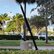 Bent Sign Post between Regency Tower & Playa del Mar