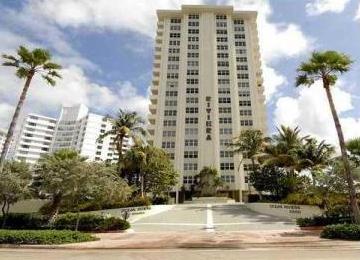 Driveway Entry to Ocean Riviera from Galt Ocean Drive