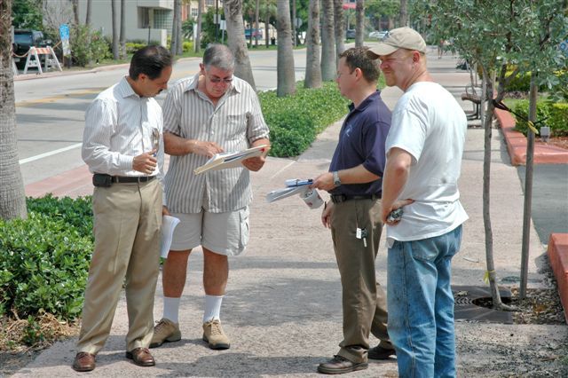 GMCA President Pio Ieraci, Chepo Vega, Parks Supervisors Brian Hopper and Mark Almy