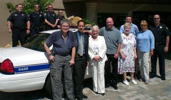 Attendees at Security Patrol Kickoff Event