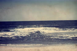 View of Rip Current from Beach
