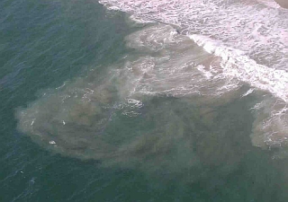 Aerial View of Rip Current on Galt Mile Beach