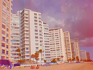 Viewing North on Galt Mile Beach