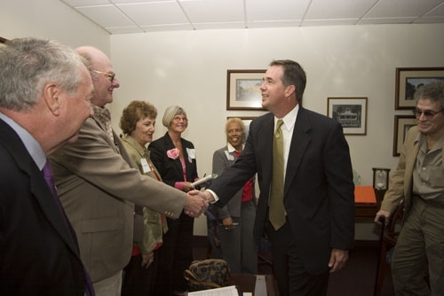 Senator Jeffrey Atwater Greets Galt Residents