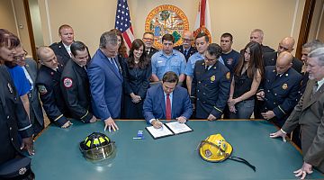Governor signs Firefighter Benefits Bill