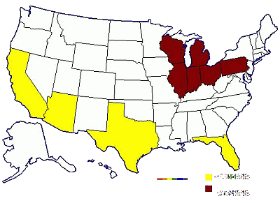 Click to Sunbelt and Rustbelt
