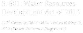 Click to 'Water Resources Development Act