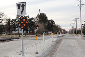 Raised Median